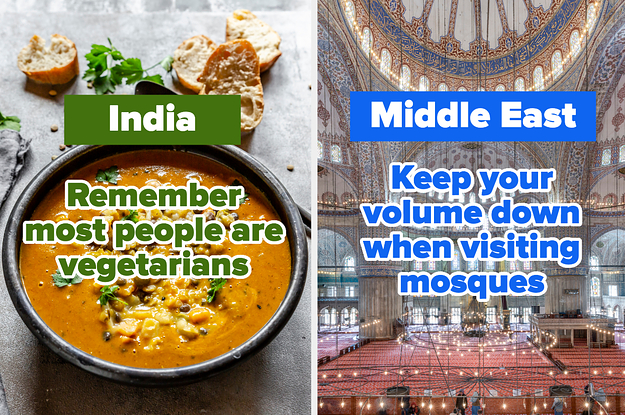 a bowl of lentil soup, the inside of the Blue Mosque