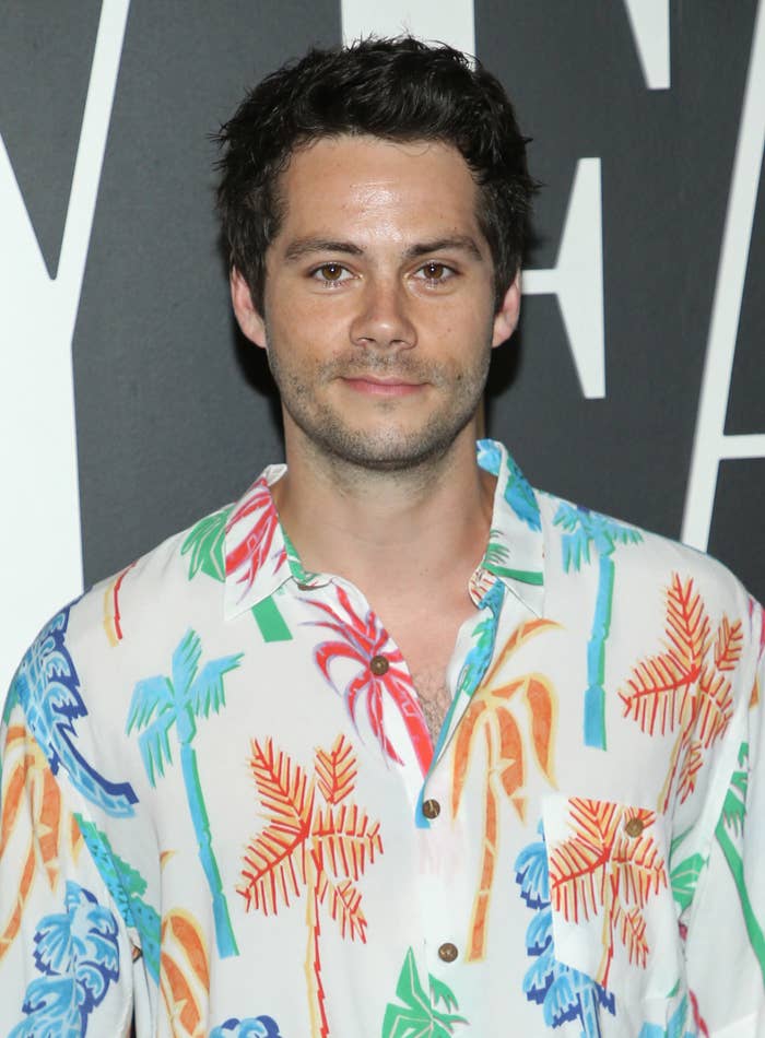 Dylan wearing a Hawaiian shirt