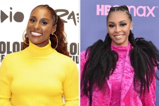 Issa Rae smiles at the A Sip with Issa Rae and Keke Palmer event on March 27, 2022, Syreeta Singleton arrives at a &quot;Rap Shit&quot; premiere celebration on July 13, 2022