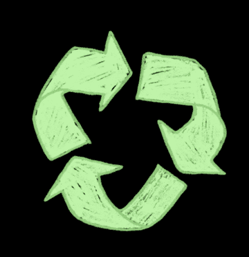Recycling Triangle in Motion