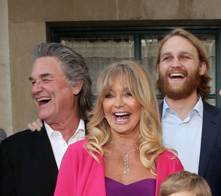 Kurt Russell, Goldie Hawn, and Wyatt Russell