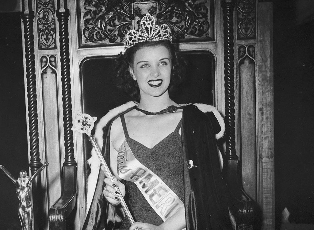 Ramey wearing her crown and robe