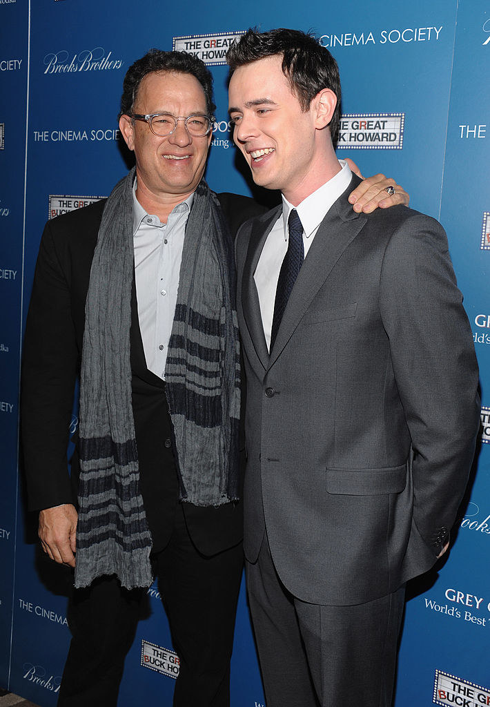 Tom and Colin Hanks