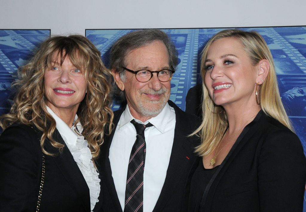 Kate Capshaw, Steven Spielberg, and Jessica Capshaw
