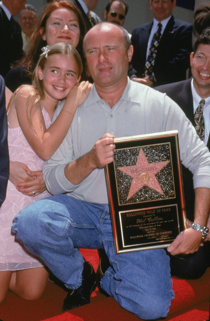 Lily and Phil Collins