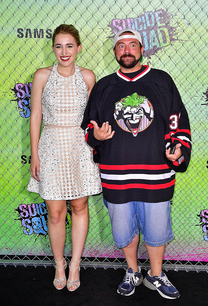Harley Quinn Smith and Kevin Smith