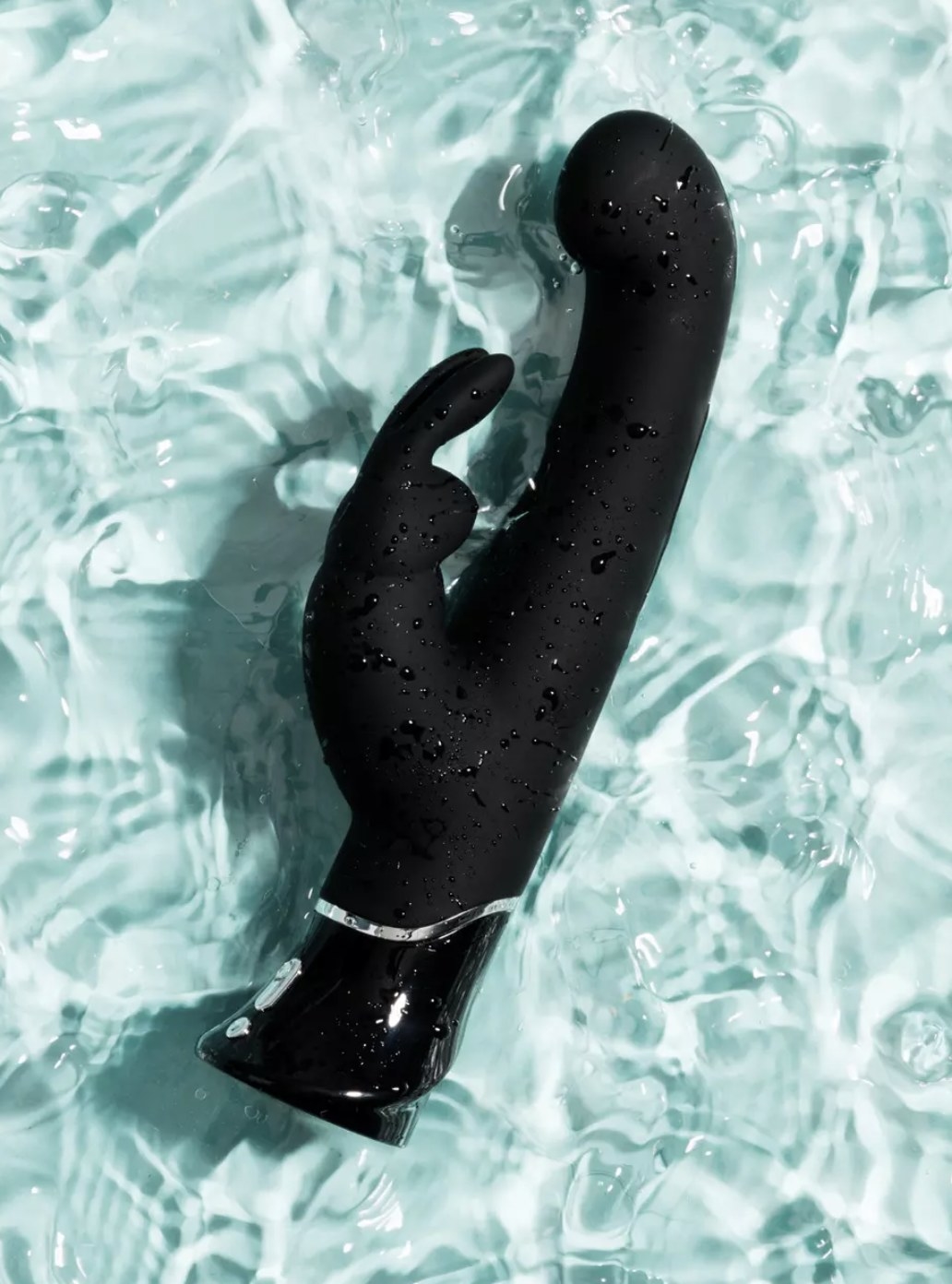 The black vibrator in water