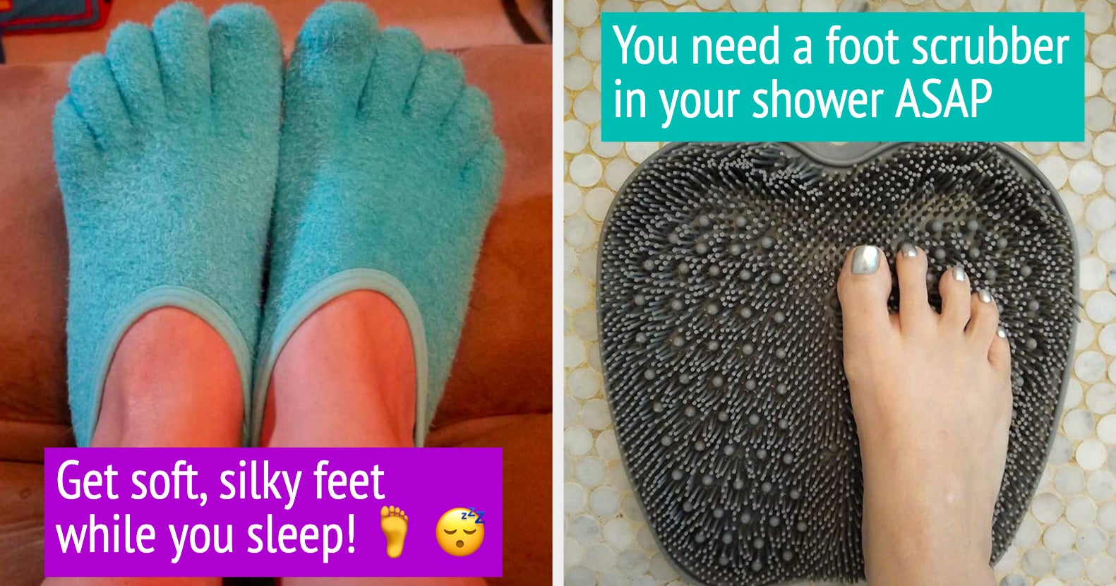 Foot Scrubber with Stand, Never-Cut-Your-Feet Foot File Callus Remover -  Safe to Use | Comfortable Foot Scraper Feet Scrubber Dead Skin Remover,  Best