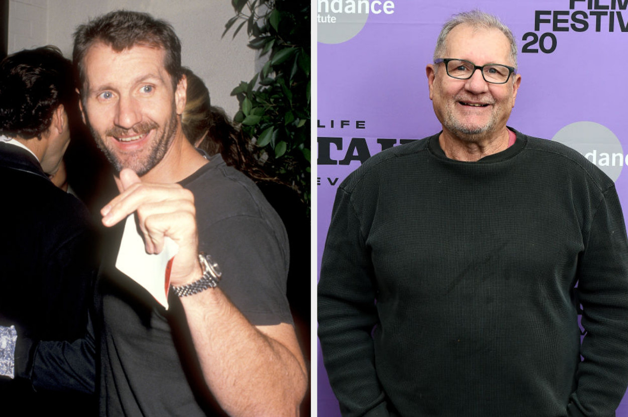 Side-by-side photos of Ed O&#x27;Neill
