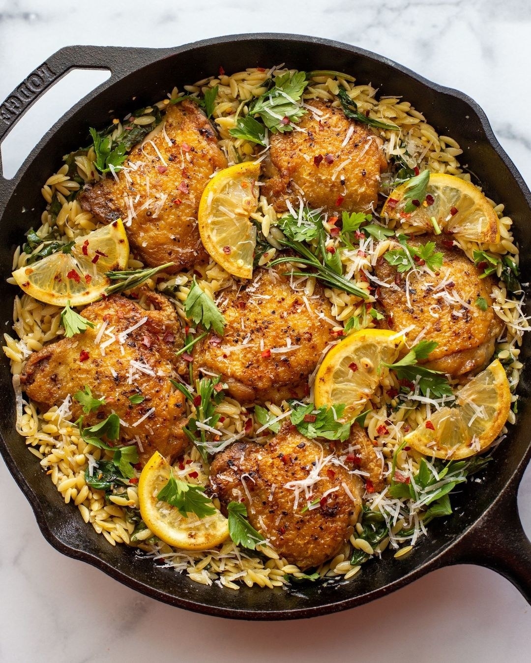 The cast iron skillet