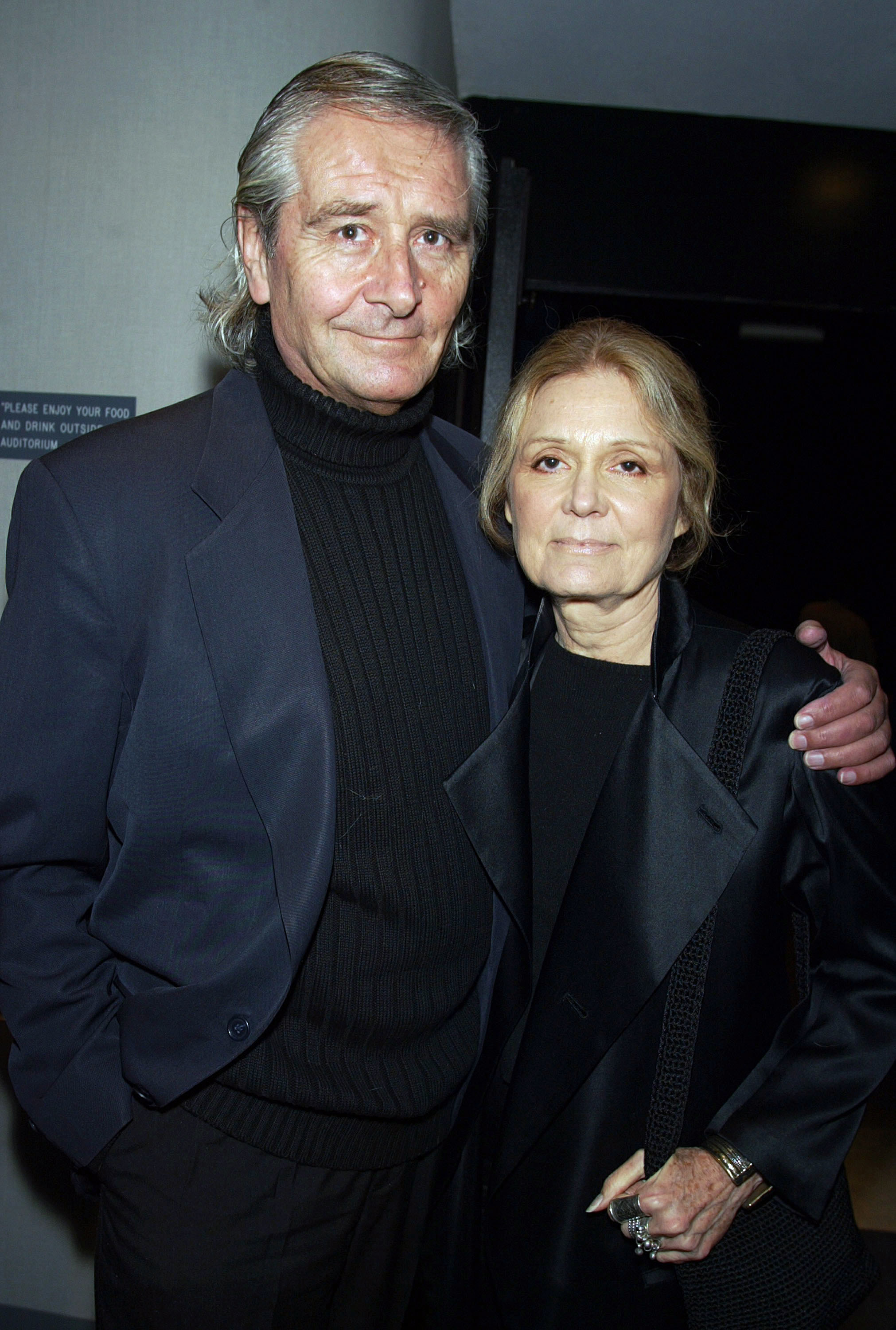 David Bale and Gloria Steinem