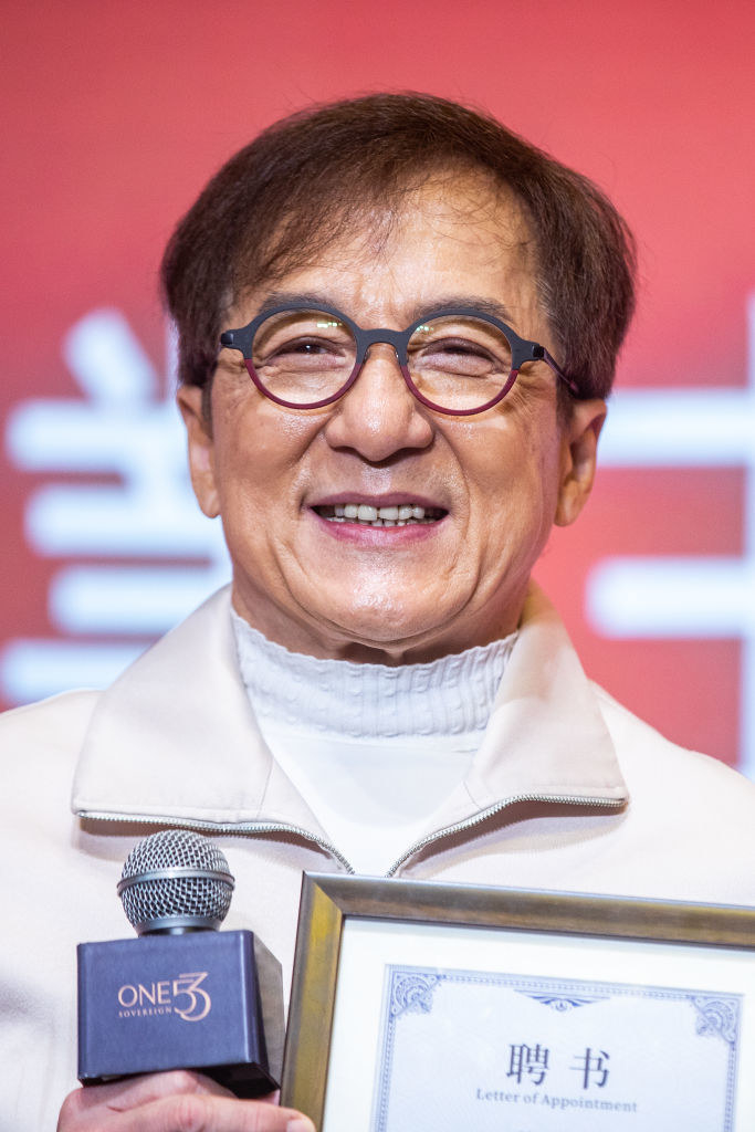 Closeup of Jackie Chan