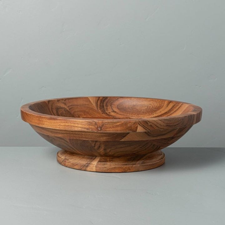 the wood bowl