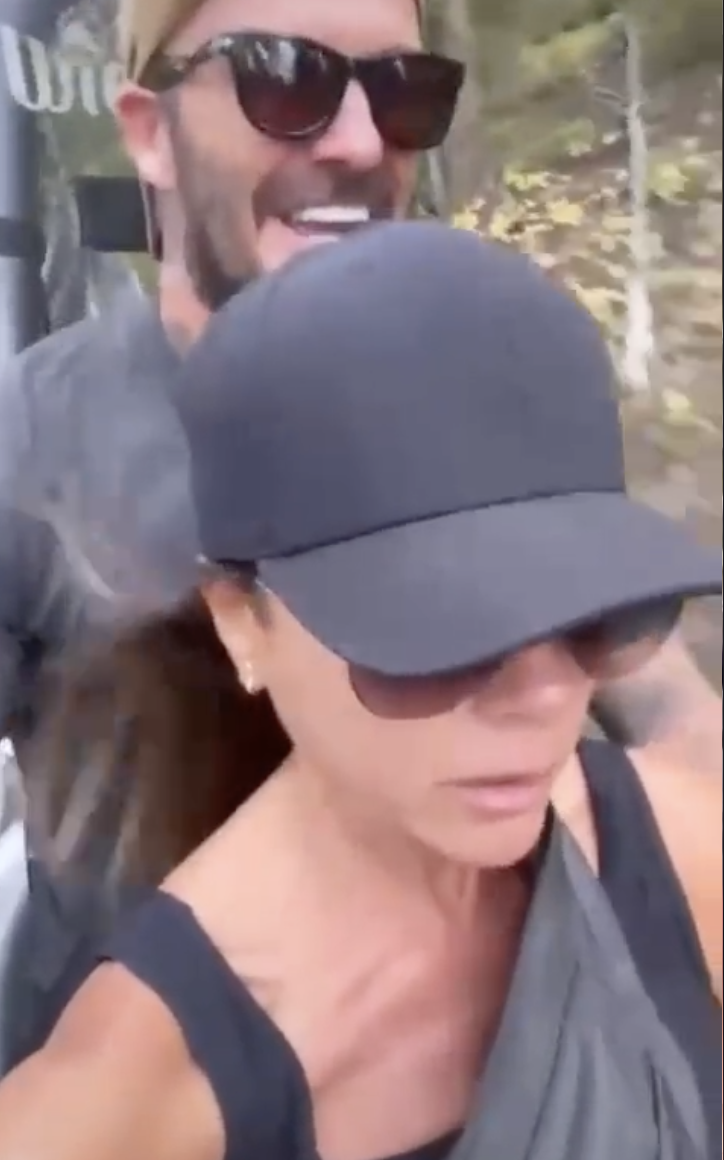 Victoria Beckham Screams And Cries On A Roller Coaster