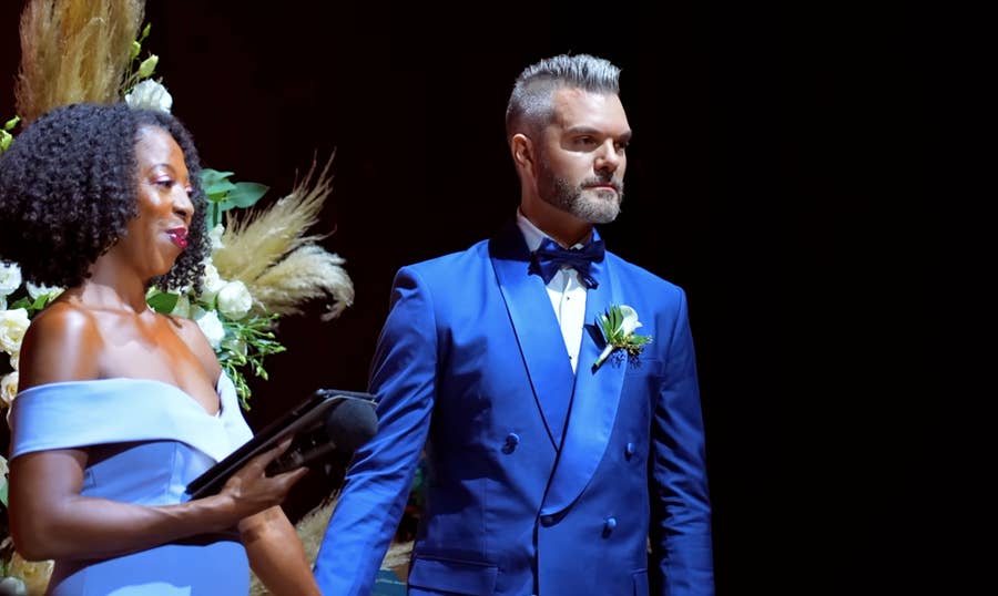 Newlyweds AJ Gibson & Emile Ennis Jr share their Hollywood love story for  their Pride month wedding 