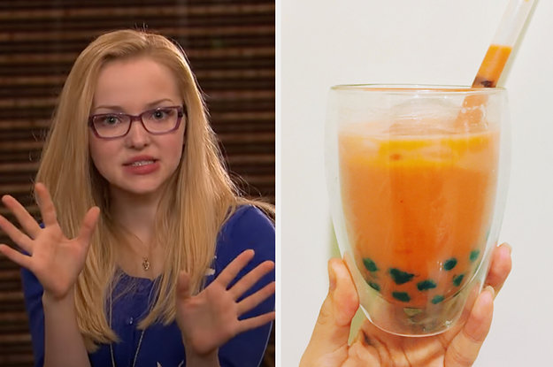 A scene from "Liv and Maddie" is on the left with Boba on the right