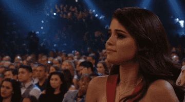 Selena Gomez in an audience