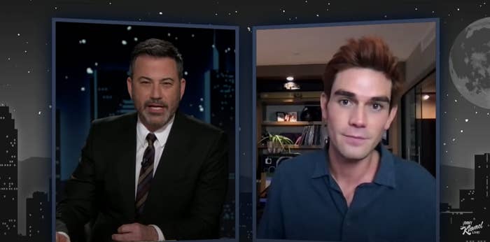 Jimmy on the left and KJ on the right during their interview