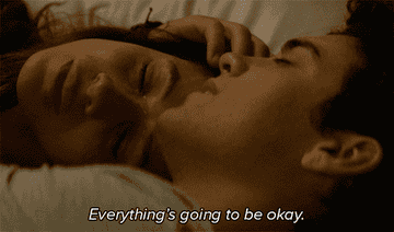 Two people crying, he says: &quot;everything&#x27;s going to be okay.&quot;