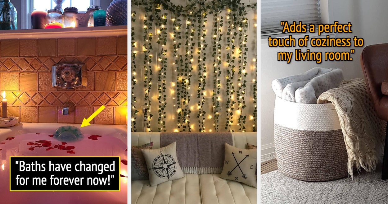 37 Ways To Make Your Home The Coziest It's Ever Been (For $20 Or Less)