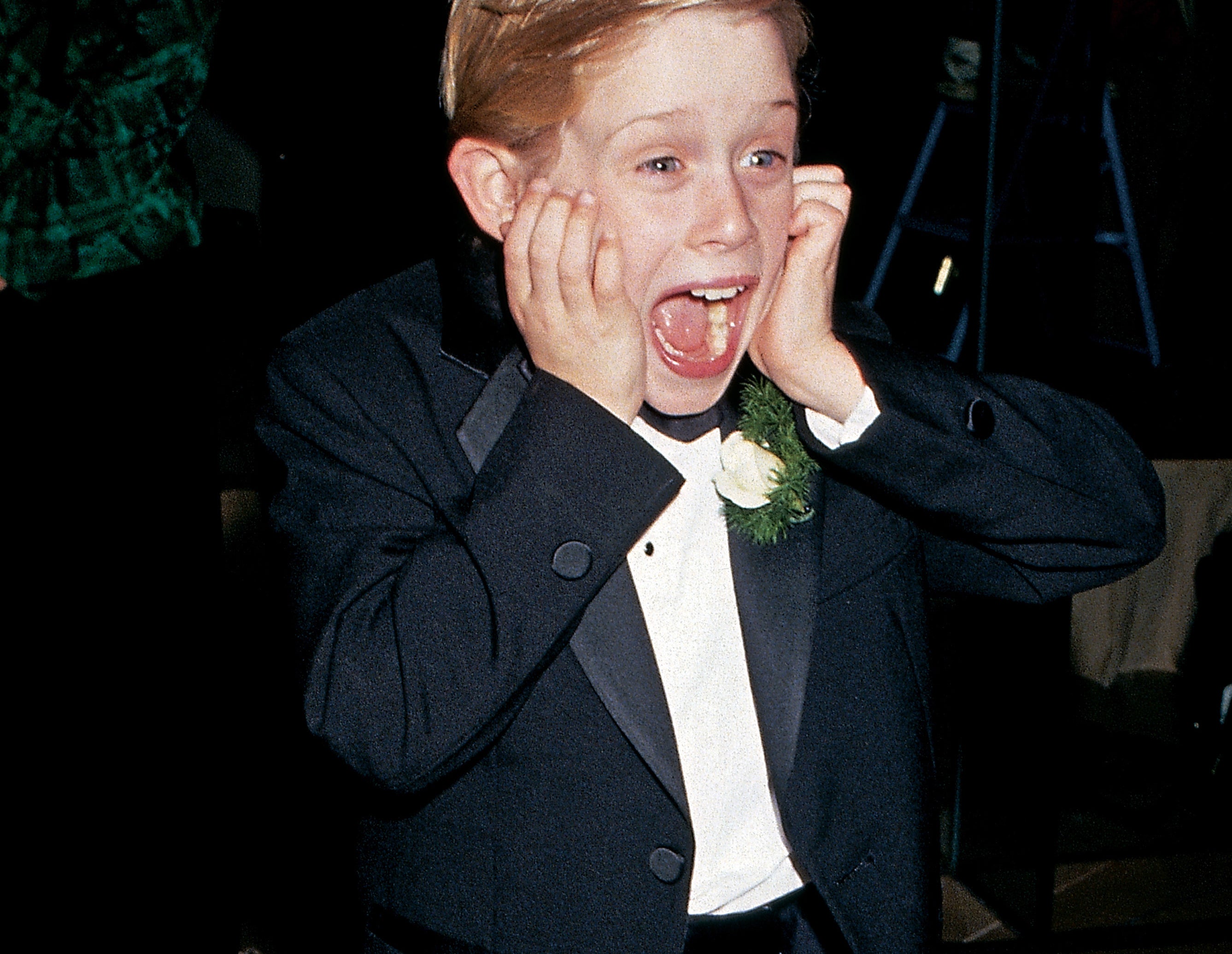 Macaulay Culkin at the 1991 Golden Globe Awards