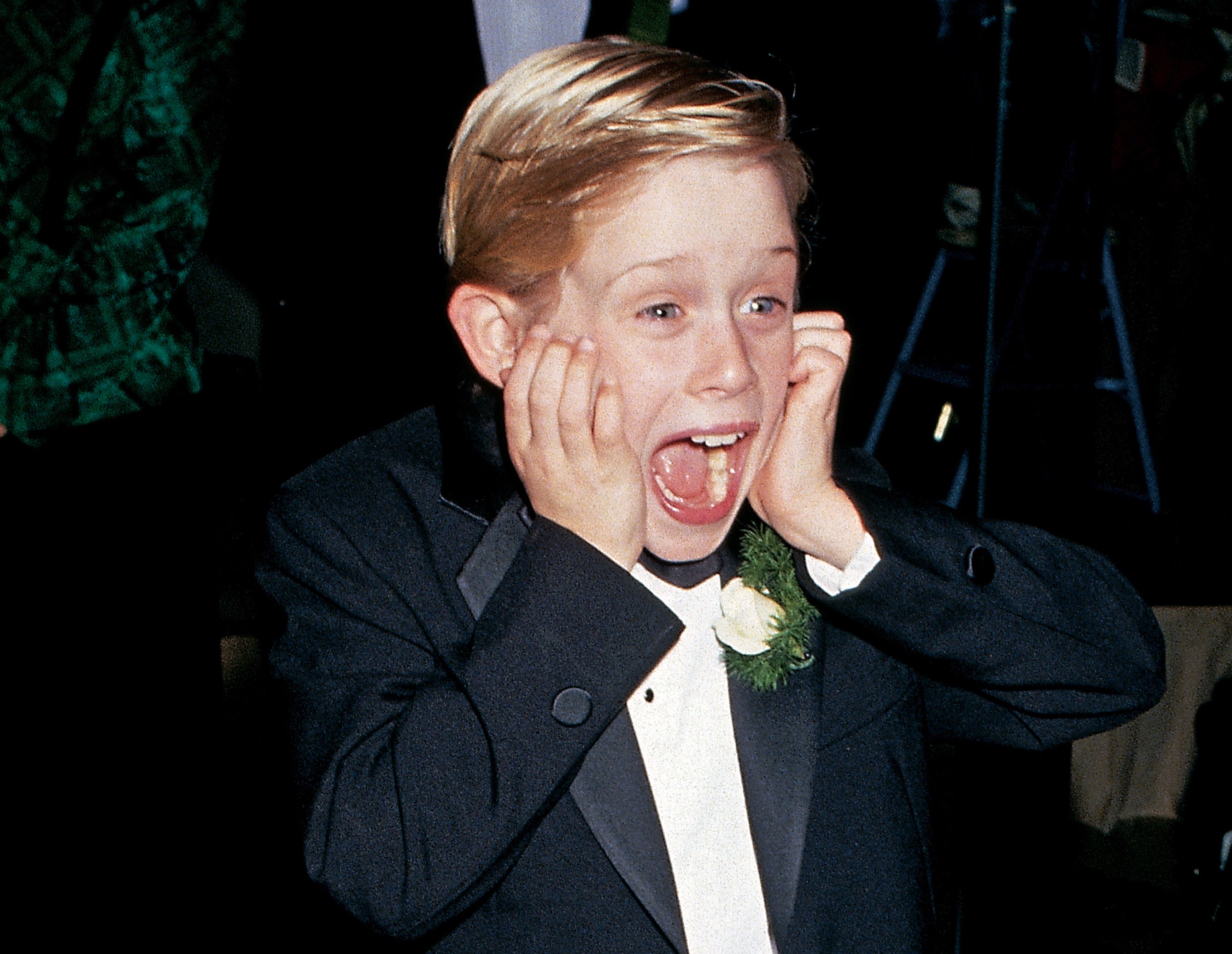 Macaulay Culkin at the 1991 Golden Globe Awards