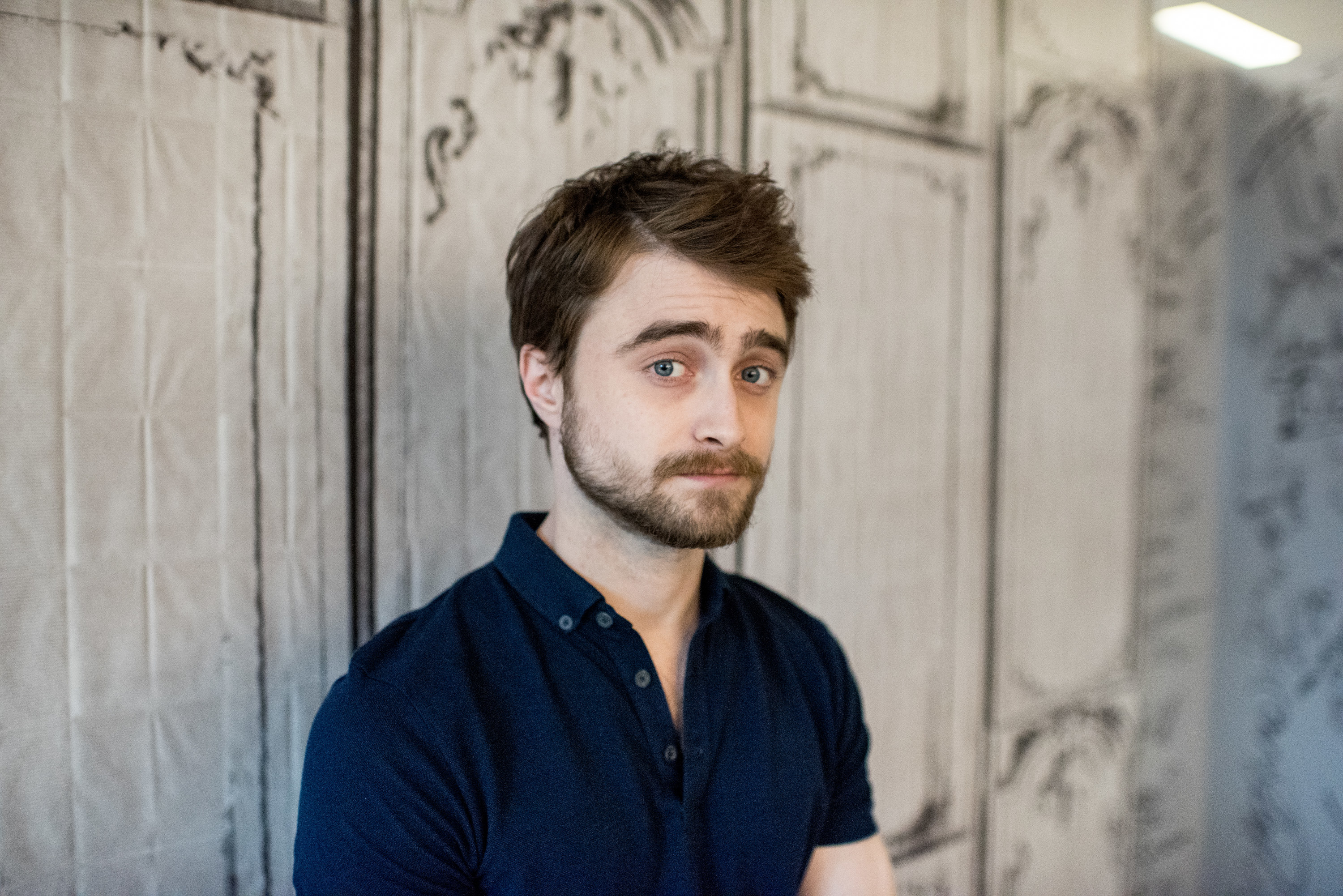 Daniel Radcliffe poses for a portrait shot