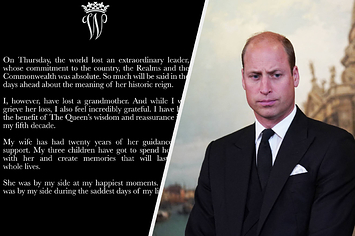 Prince William and his statement on losing Queen Elizabeth II.
