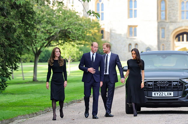 Prince William, Kate Middleton, Prince Harry, And Meghan Markle Reunited To Visit Windsor Castle