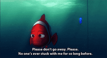 dory pleads with marlin to stay
