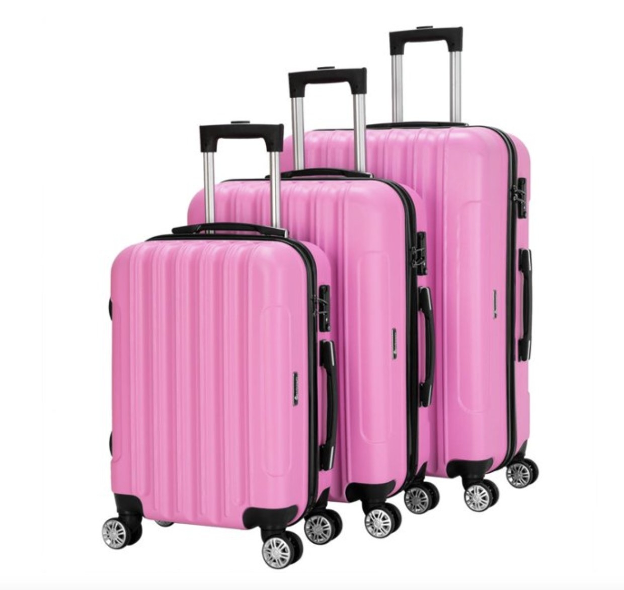 A three piece luggage set