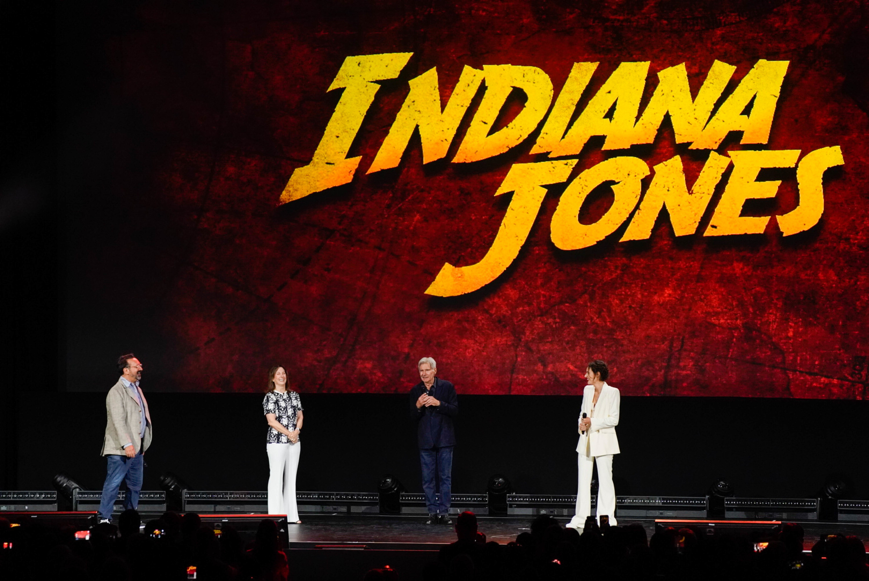 Harrison Ford talks about Indiana Jones onstage