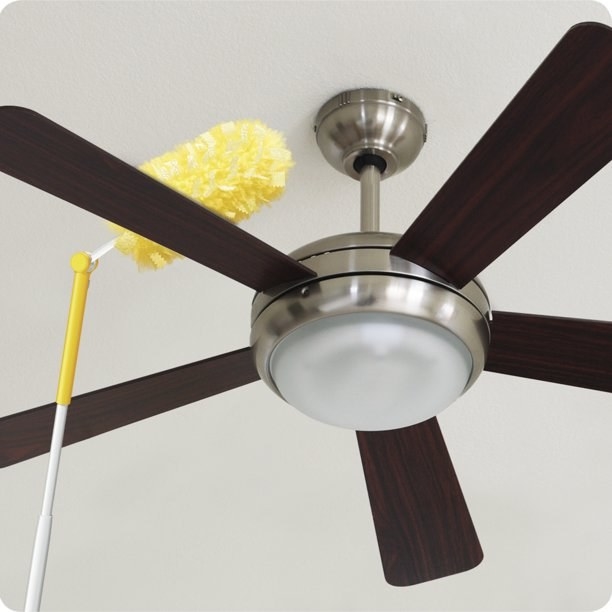 Swiffer cleaning ceiling fan