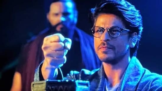 Shah Rukh Khan in a still from the movie