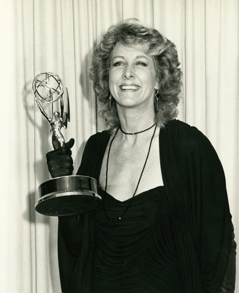 Betty Thomas with her award