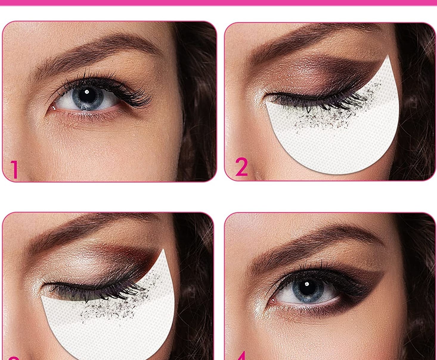32 Pairs Quick Eyeliner Eyeshadow Stencils Guide Smokey Cat Eye Stick Make  up