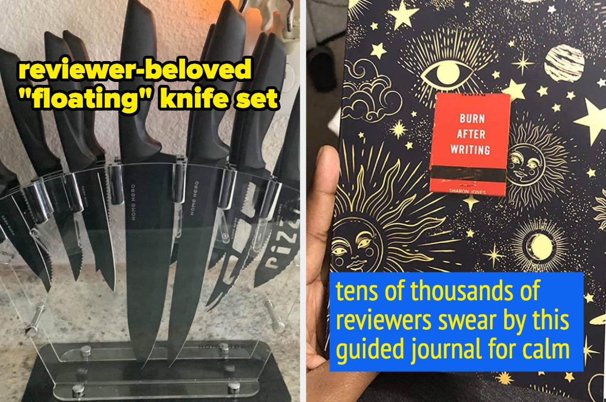 floating knife set and journal 