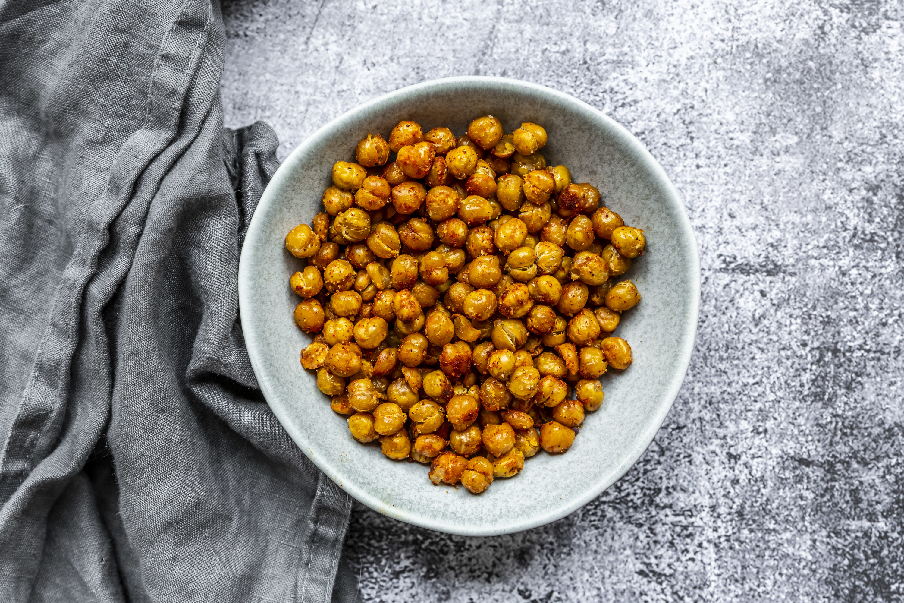 a bowl of chickpeas