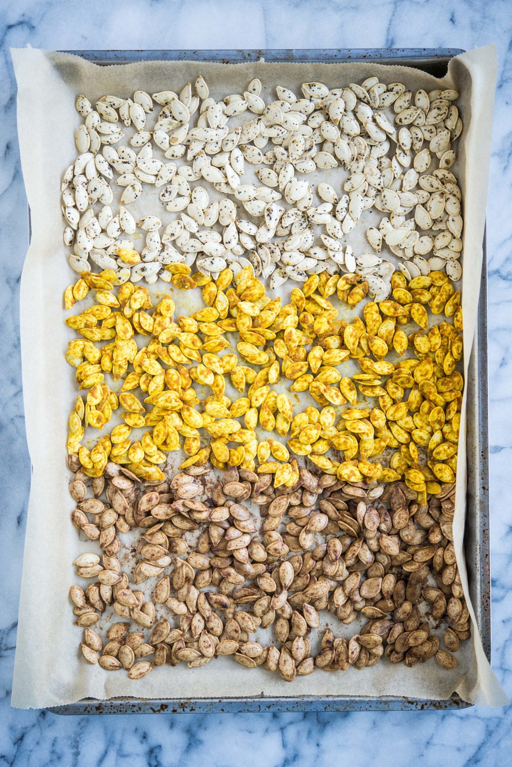 Perfect Homemade Pumpkin Seeds in 3 Flavors