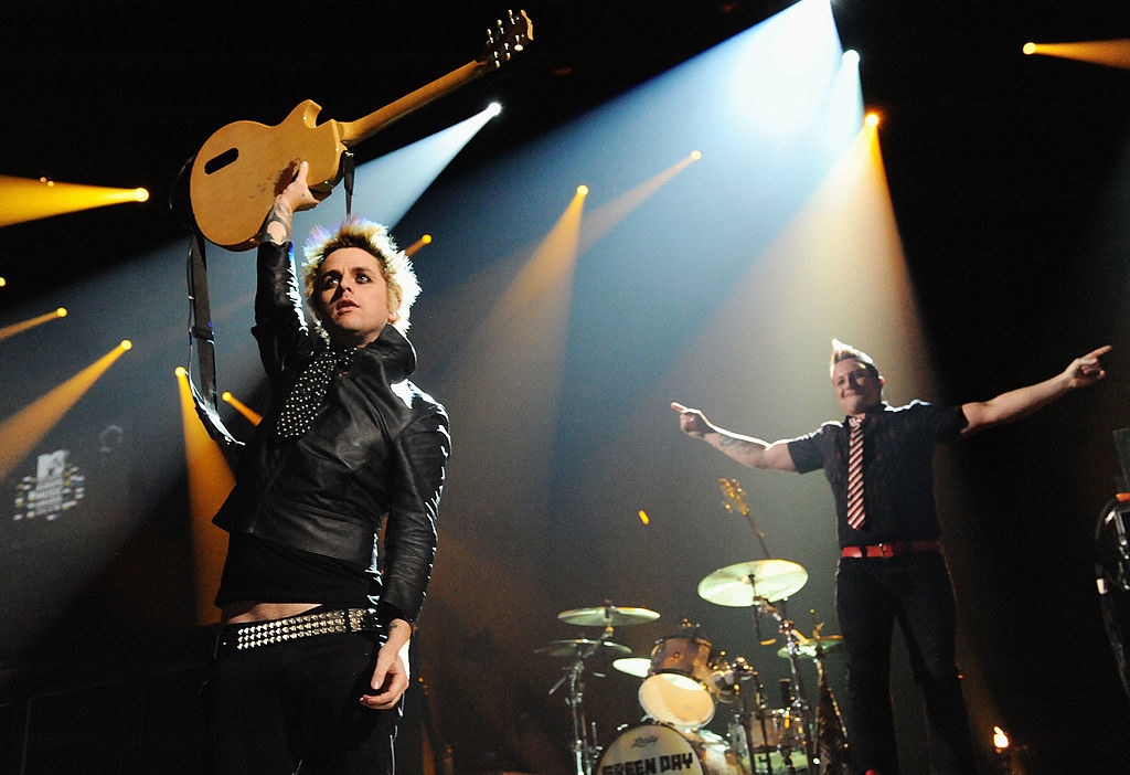 Green Day onstage