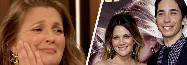 Drew Barrymore Cries During Reunion With Justin Long