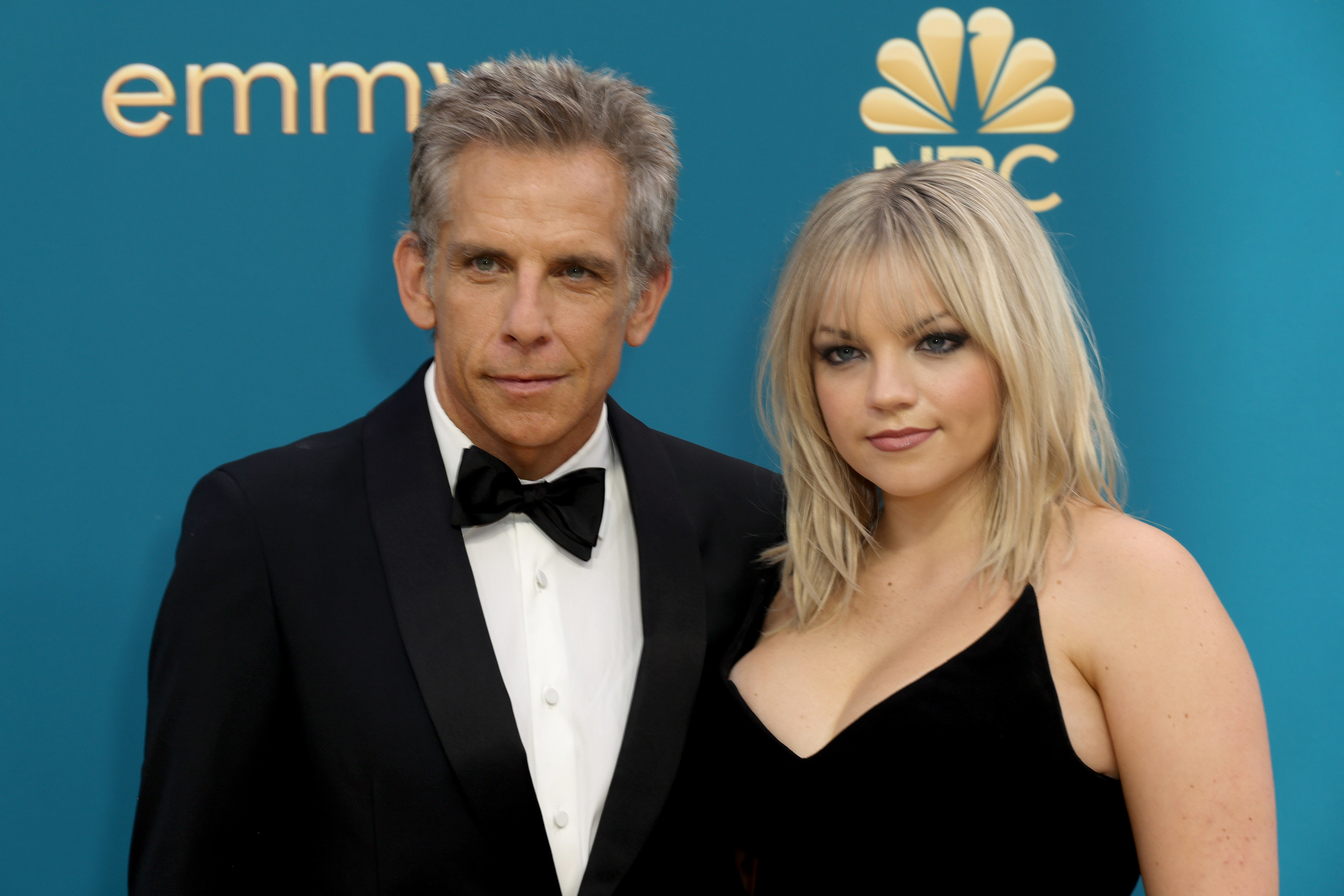 closeup of Ben and Emma at the Emmys