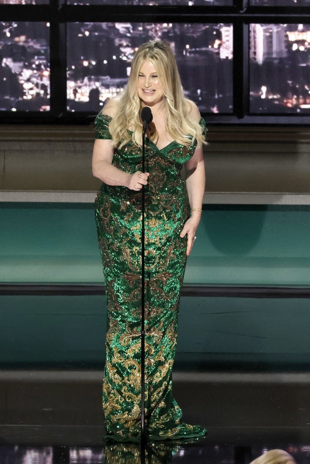 jennifer coolidge green dress KAAREM main image 1