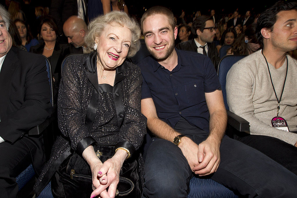 Betty White and Robert Pattinson