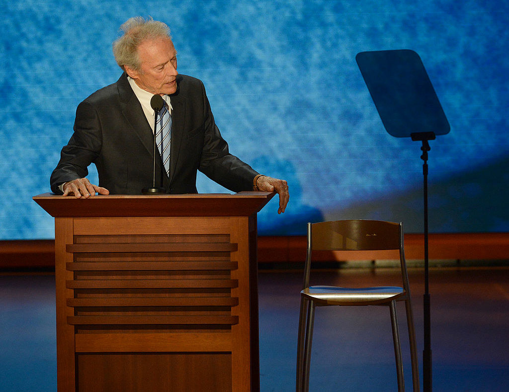 Clint Eastwood onstage