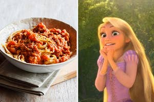 pasta and rapunzel