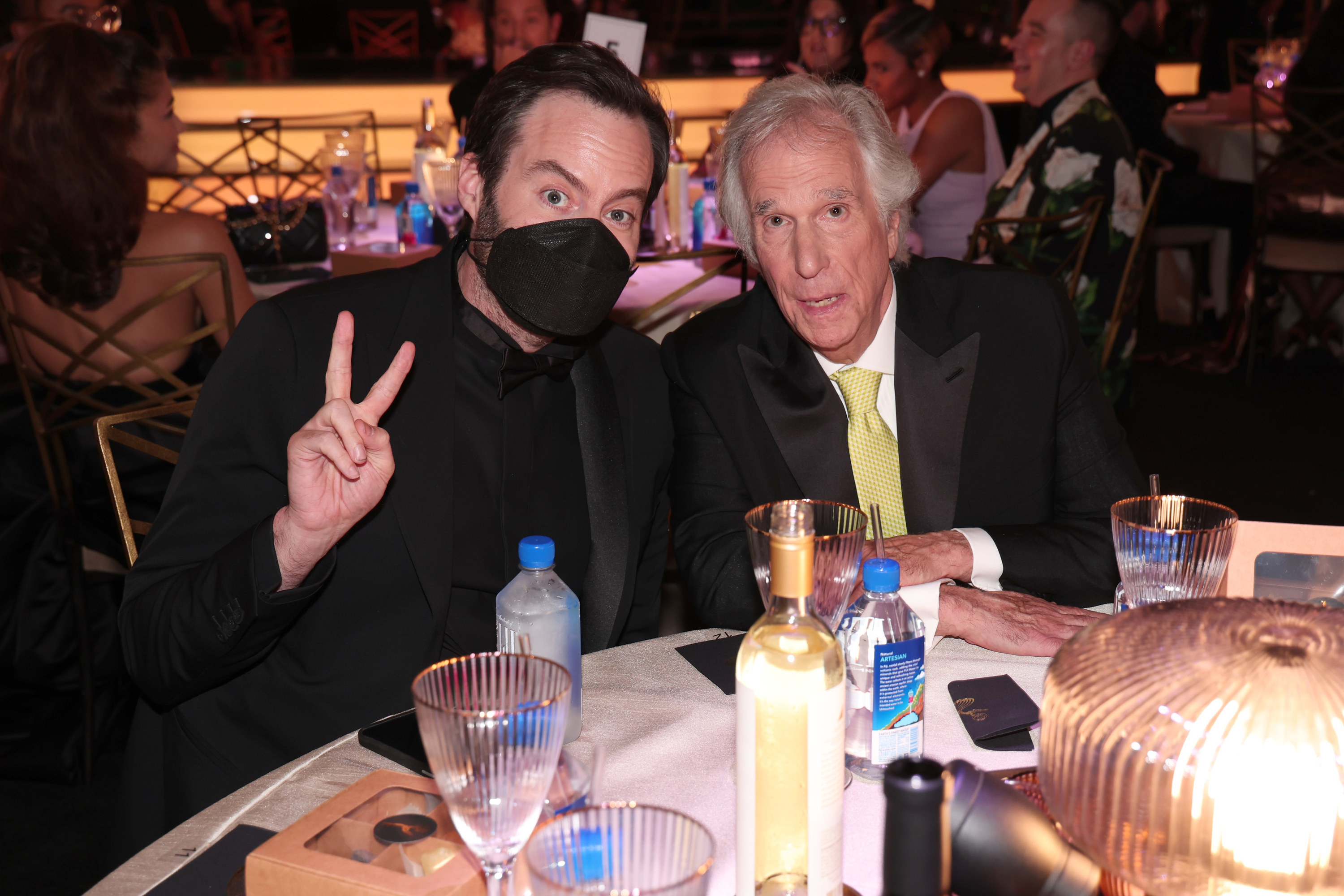 Bill Hader Wears A Mask At The 2022 Emmy Awards - 76