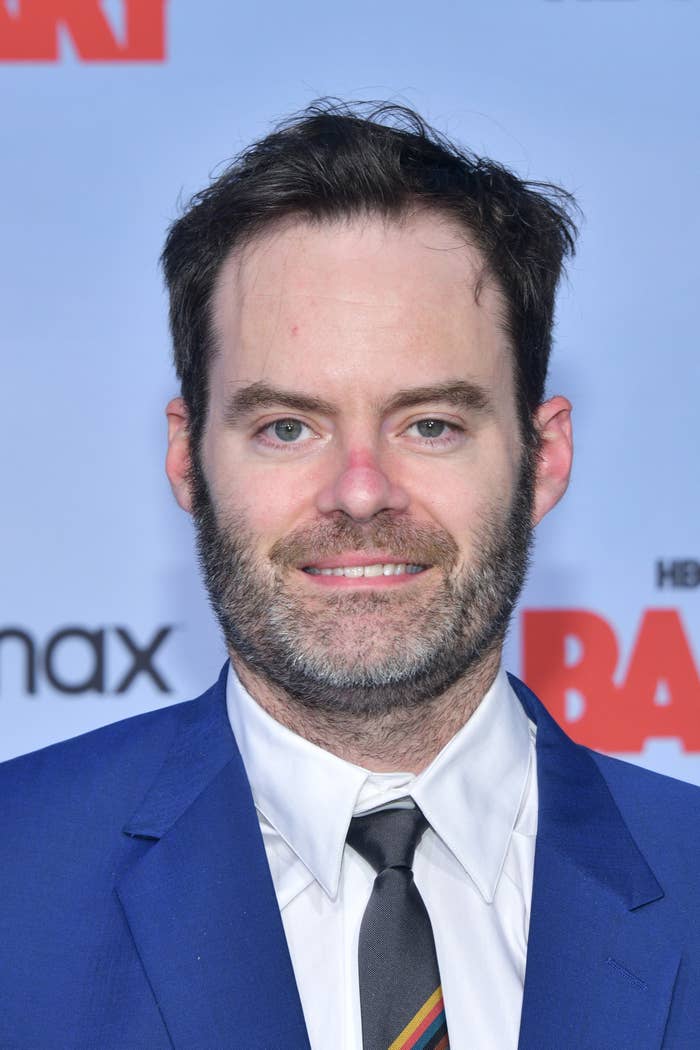 closeup of Bill Hader