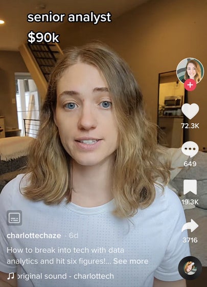 Screenshot from Charlotte Chaze&#x27;s video