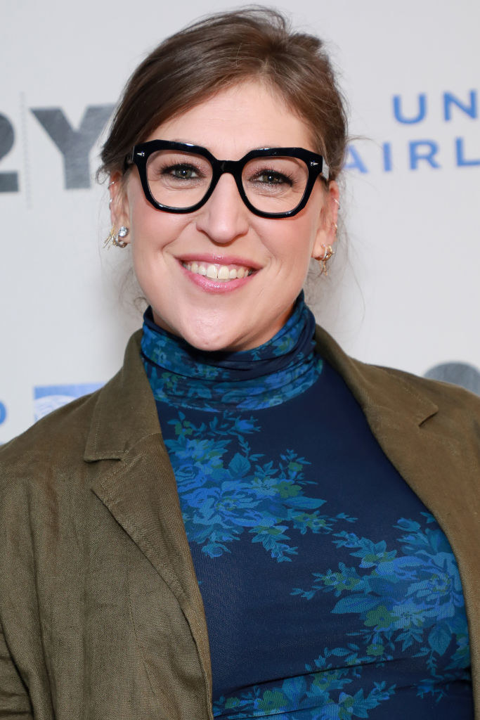 closeup of mayim